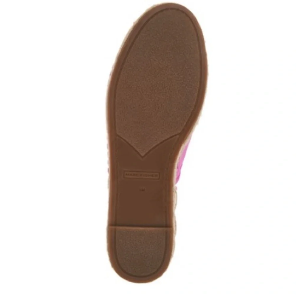 Marc Fisher Suede Espadrille Mules Gift Medium Pink Size 6 NEW - Picture 4 of 6